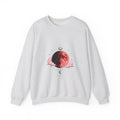 Matching Couple Sweatshirt - Solar & Lunar Eclipse Matching Couple Crewneck Sweatshirt Hand-Drawn Art His Hers Best Friend Gift - Design B