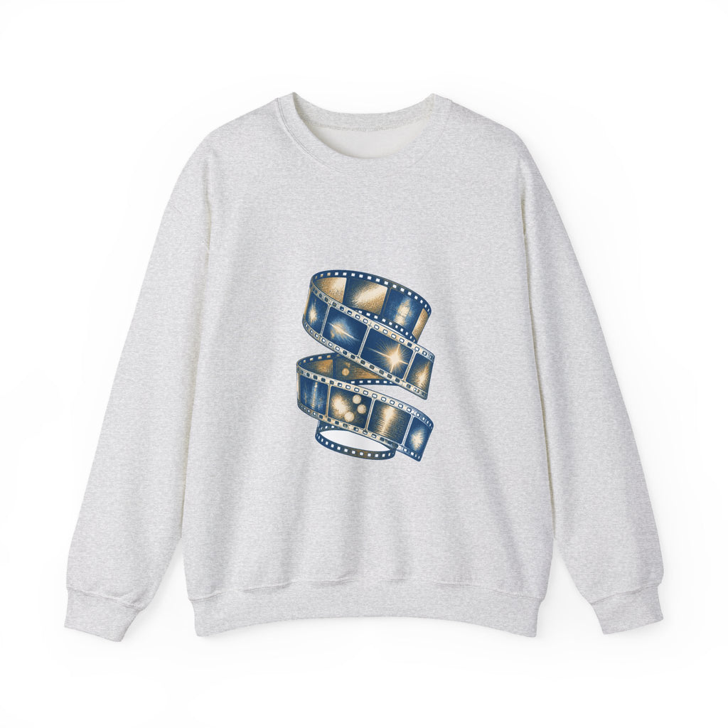 Matching Couple Sweatshirt - Camera & Film Matching Couple Crewneck Sweatshirt Hand-Drawn Art His Hers Best Friend Gift - Design B