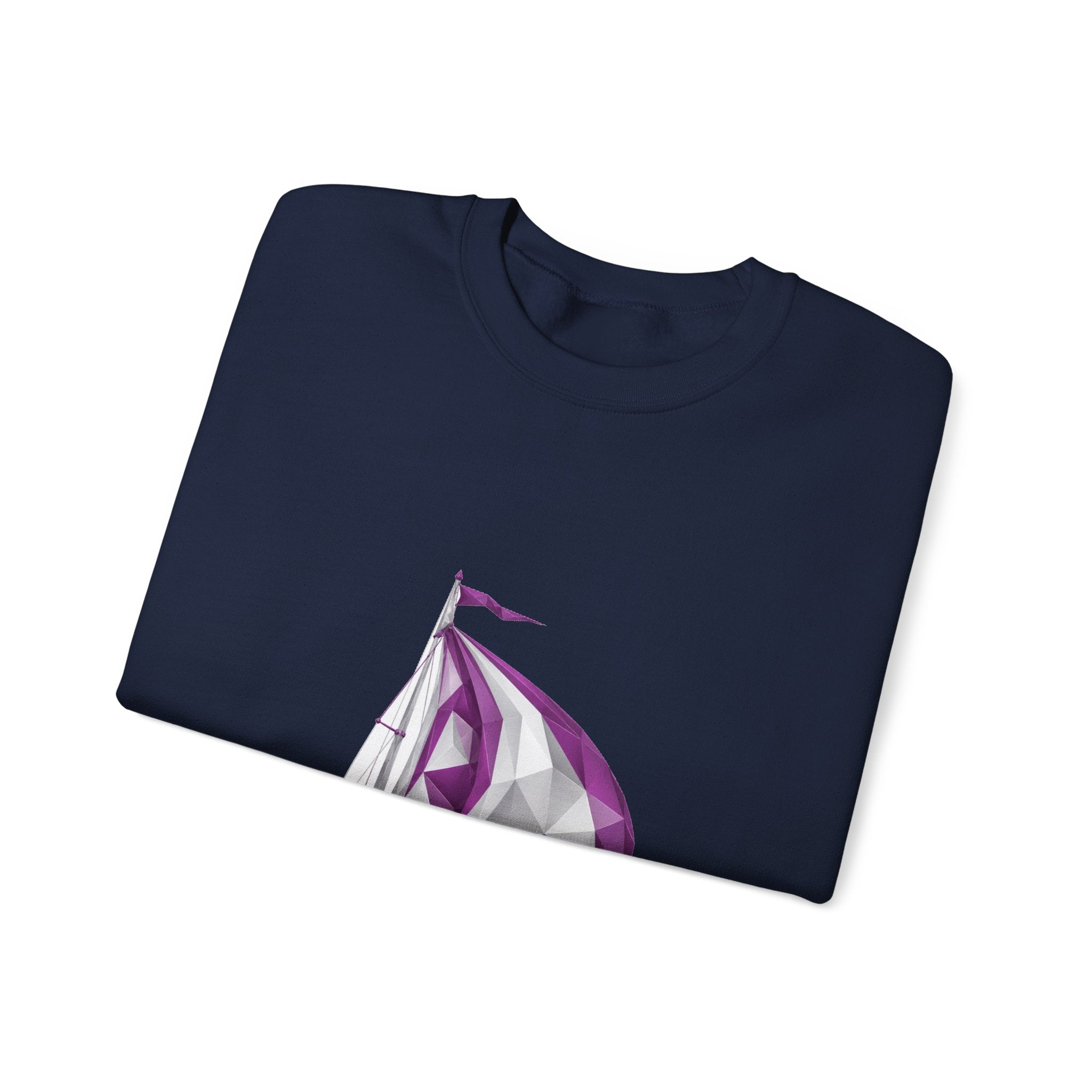 Matching Couple Sweatshirt - Anchor & Sail Matching Couple Comfort Colors Crew Geometric Art His Hers Love Gift - Design B