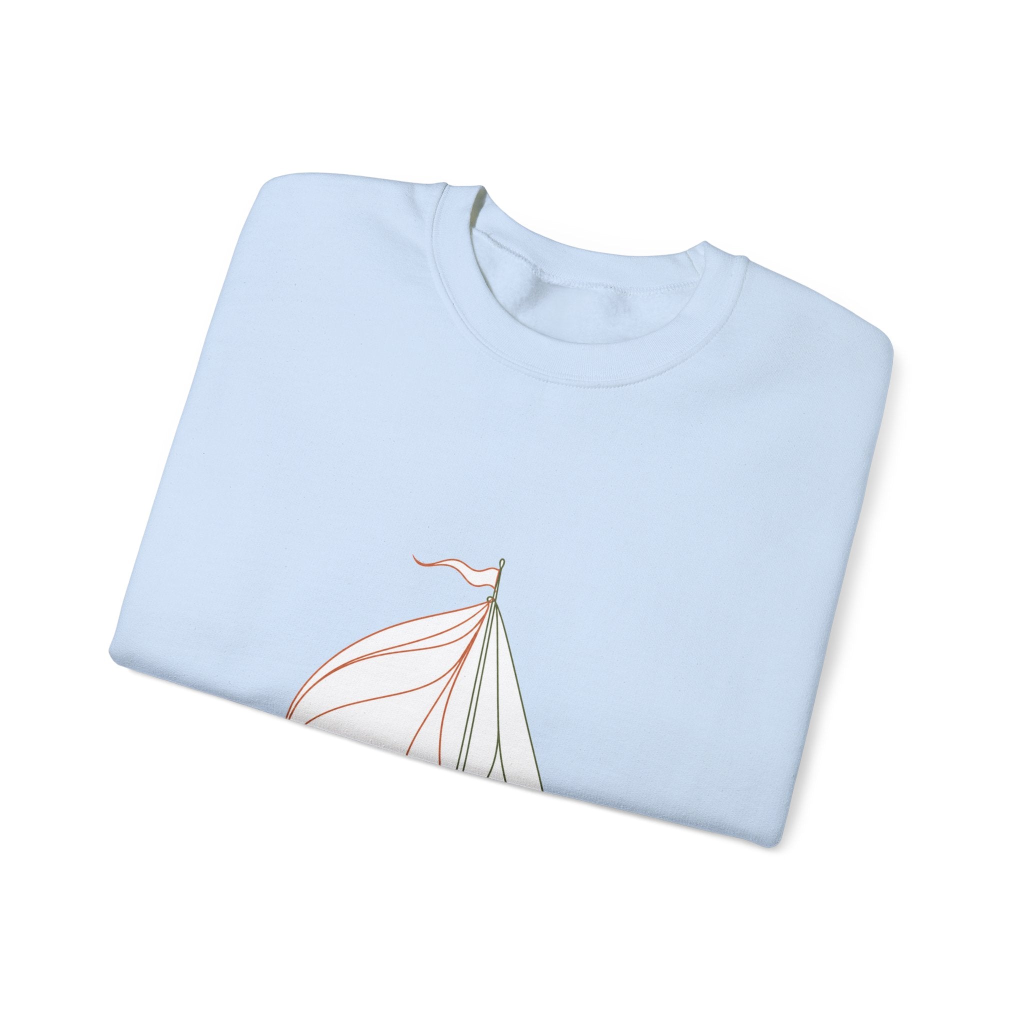 Matching Couple Sweatshirt - Anchor & Sail Matching Couple Crewneck Sweatshirt Minimalist Art His Hers Valentine Gift - Design B