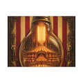 Light Bulb Circus Wall Art Canvas 24×36 Baroque Studio Decor Maximalist Print
