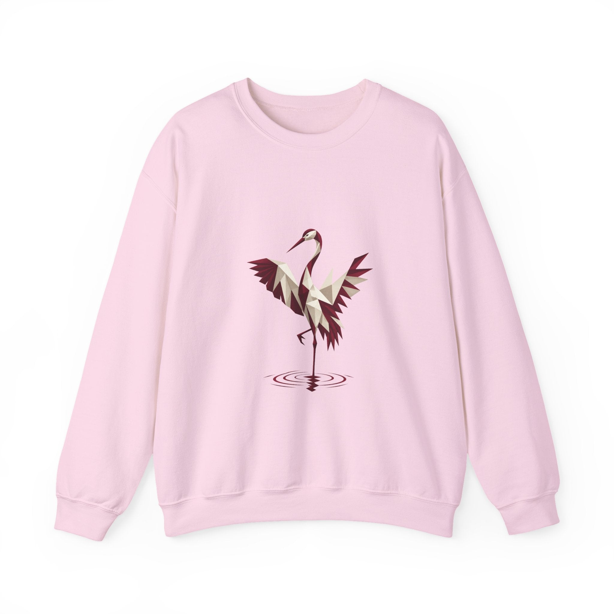 Matching Couple Sweatshirt - Tiger & Crane Matching Couple Crewneck Sweatshirt Geometric Art His Hers Couple Gift - Design B