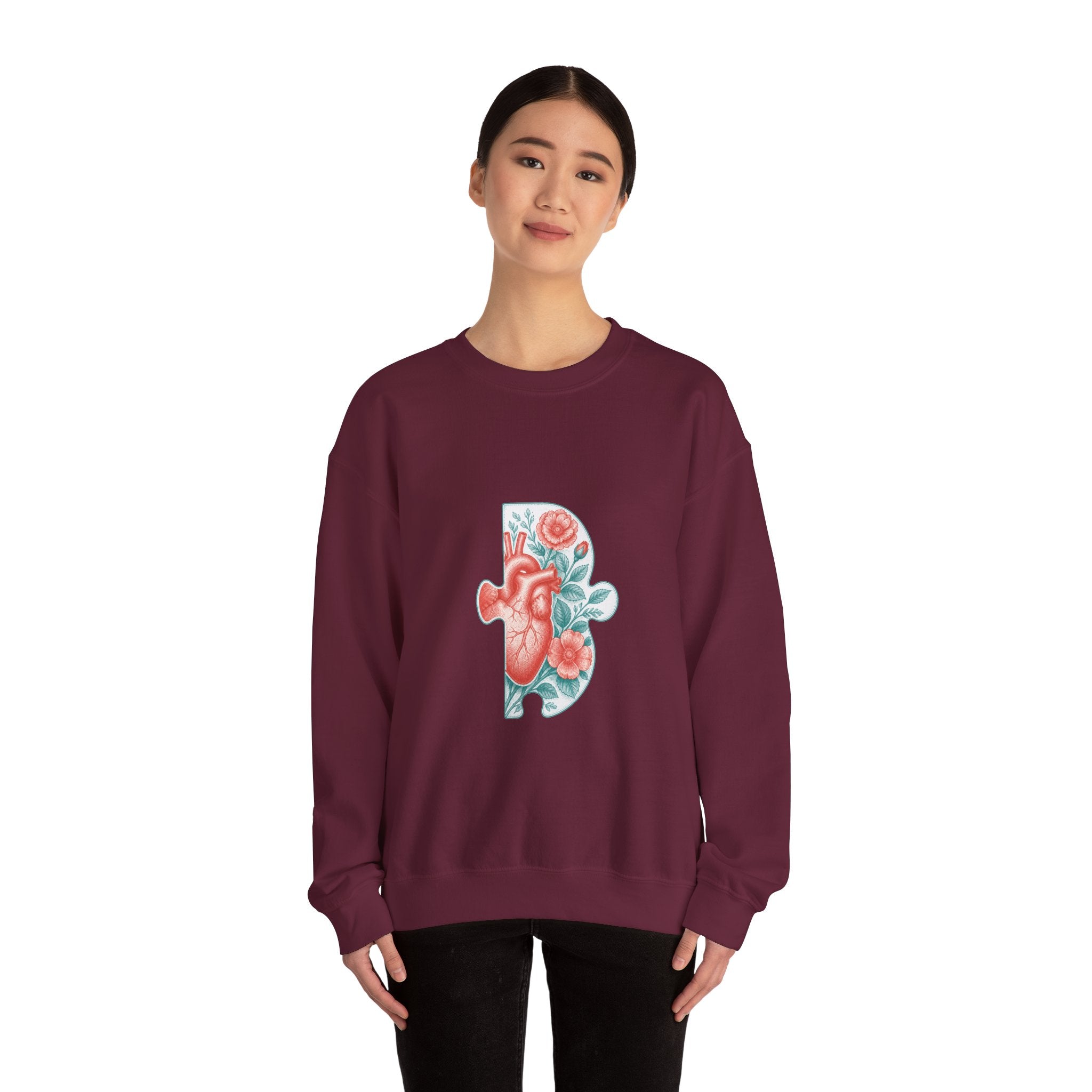 Matching Couple Sweatshirt - Puzzle Pieces Matching Couple Crewneck Sweatshirt Vintage Art His Hers Wedding Gift - Design B