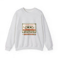 Matching Couple Sweatshirt - Vinyl & Cassette Matching Couple Premium Fleece Sweatshirt Vintage Art His Hers Honeymoon Gift - Design B