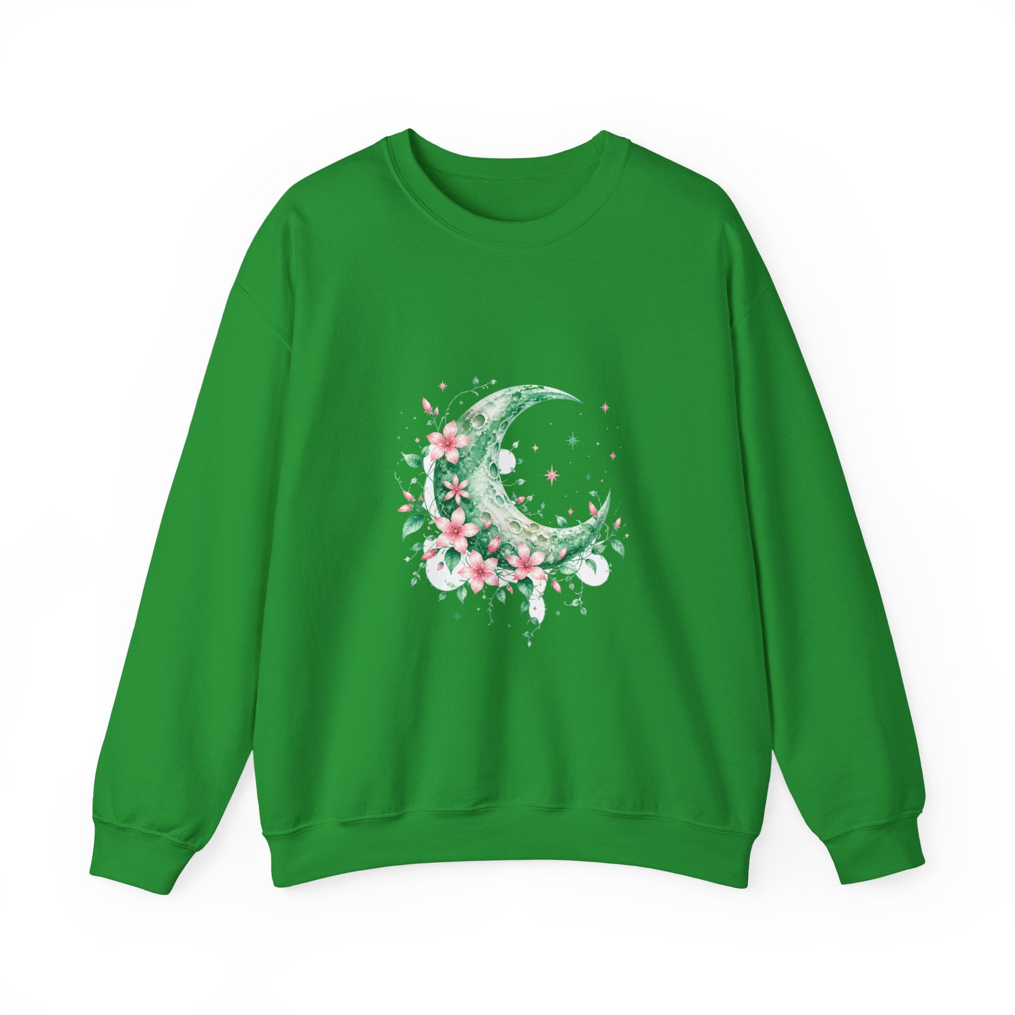 Matching Couple Sweatshirt - Sun & Moon Matching Couple Premium Fleece Sweatshirt Watercolor Art His Hers Birthday Gift - Design A