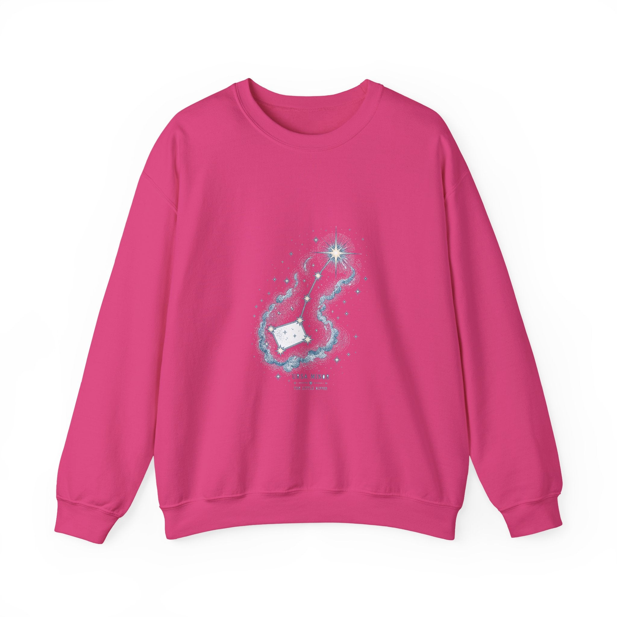 Matching Couple Sweatshirt - Big & Little Dipper Matching Couple Premium Fleece Sweatshirt Hand-Drawn Art His Hers Anniversary Gift - Design B