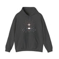 Matching Couple Sweatshirt - Evening & Morning Star Matching Couple Hooded Sweatshirt Minimalist Art His Hers Valentine Gift - Design B