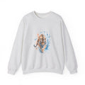 Matching Couple Sweatshirt - Tiger & Crane Matching Couple Comfort Colors Crew Watercolor Art His Hers Birthday Gift - Design A