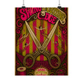 Giant Scissors Trapeze Wall Art Poster 24×36 Psychedelic Dining Room Decor Maximalist Print