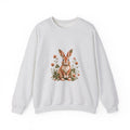 Matching Couple Sweatshirt - Fox & Rabbit Matching Couple Comfort Colors Crew Geometric Art His Hers Love Gift - Design B