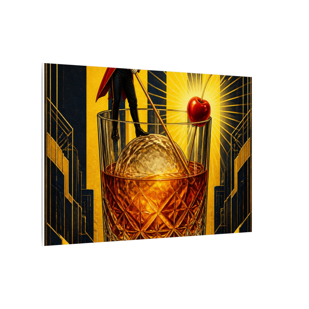 Old Fashioned Ringmaster Wall Art Canvas 16×20 Art Deco Entryway Decor Maximalist Print