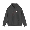 Matching Couple Sweatshirt - Shooting Star & North Star Matching Couple Hooded Sweatshirt Minimalist Art His Hers Valentine Gift - Design A