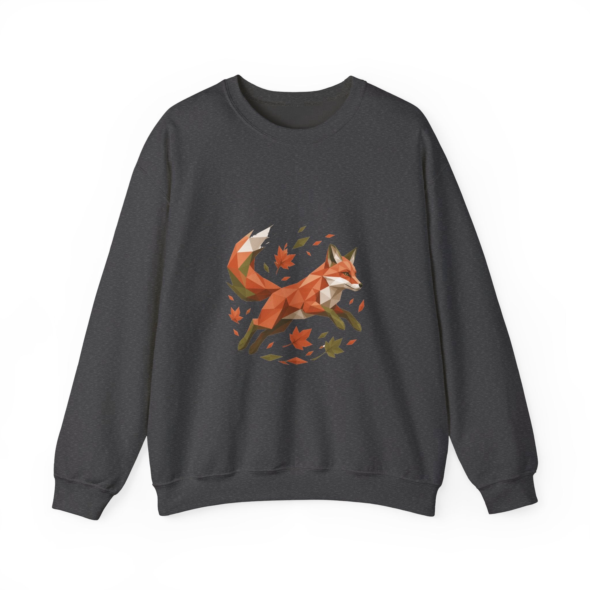 Matching Couple Sweatshirt - Fox & Rabbit Matching Couple Comfort Colors Crew Geometric Art His Hers Love Gift - Design A