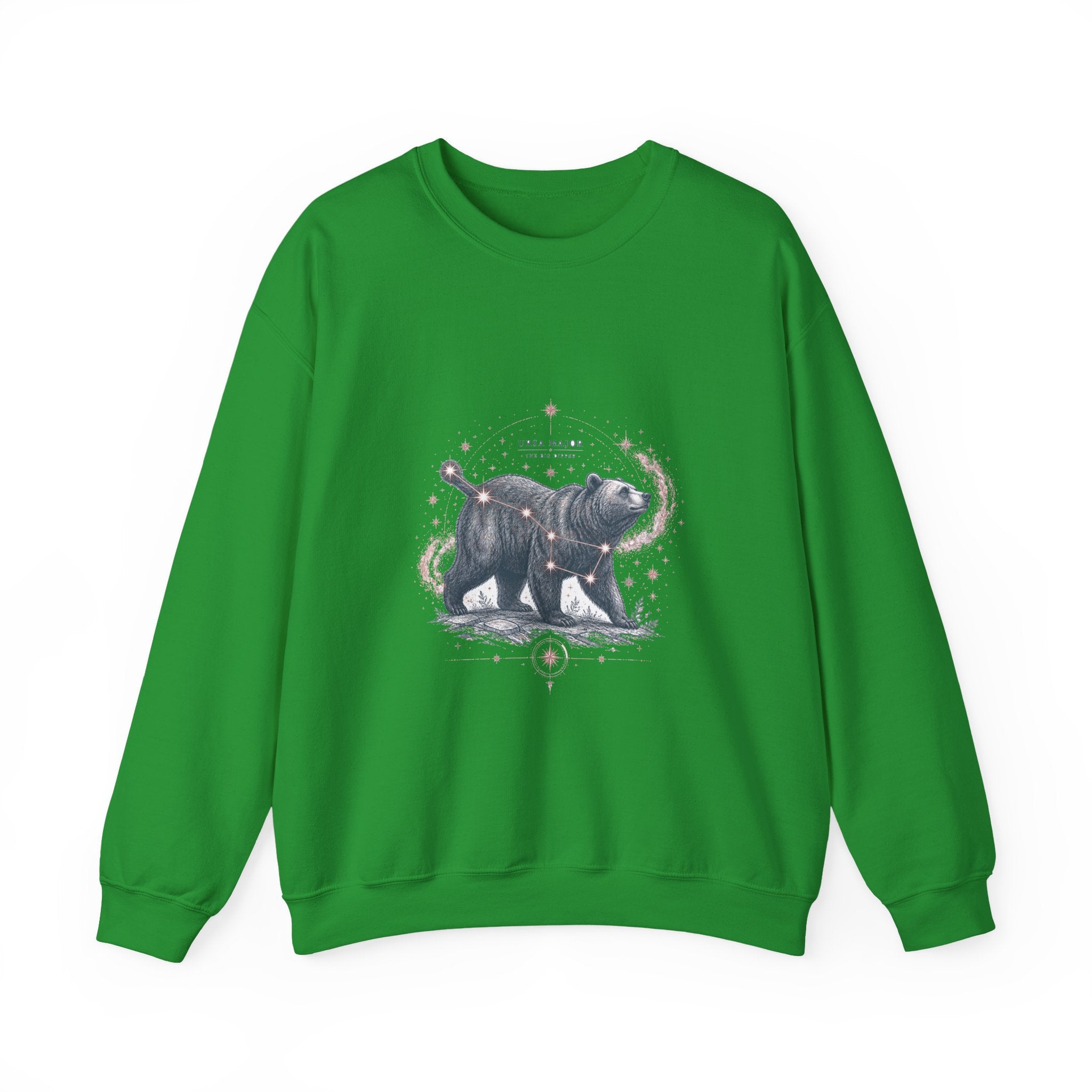 Matching Couple Sweatshirt - Big & Little Dipper Matching Couple Premium Fleece Sweatshirt Vintage Art His Hers Honeymoon Gift - Design A