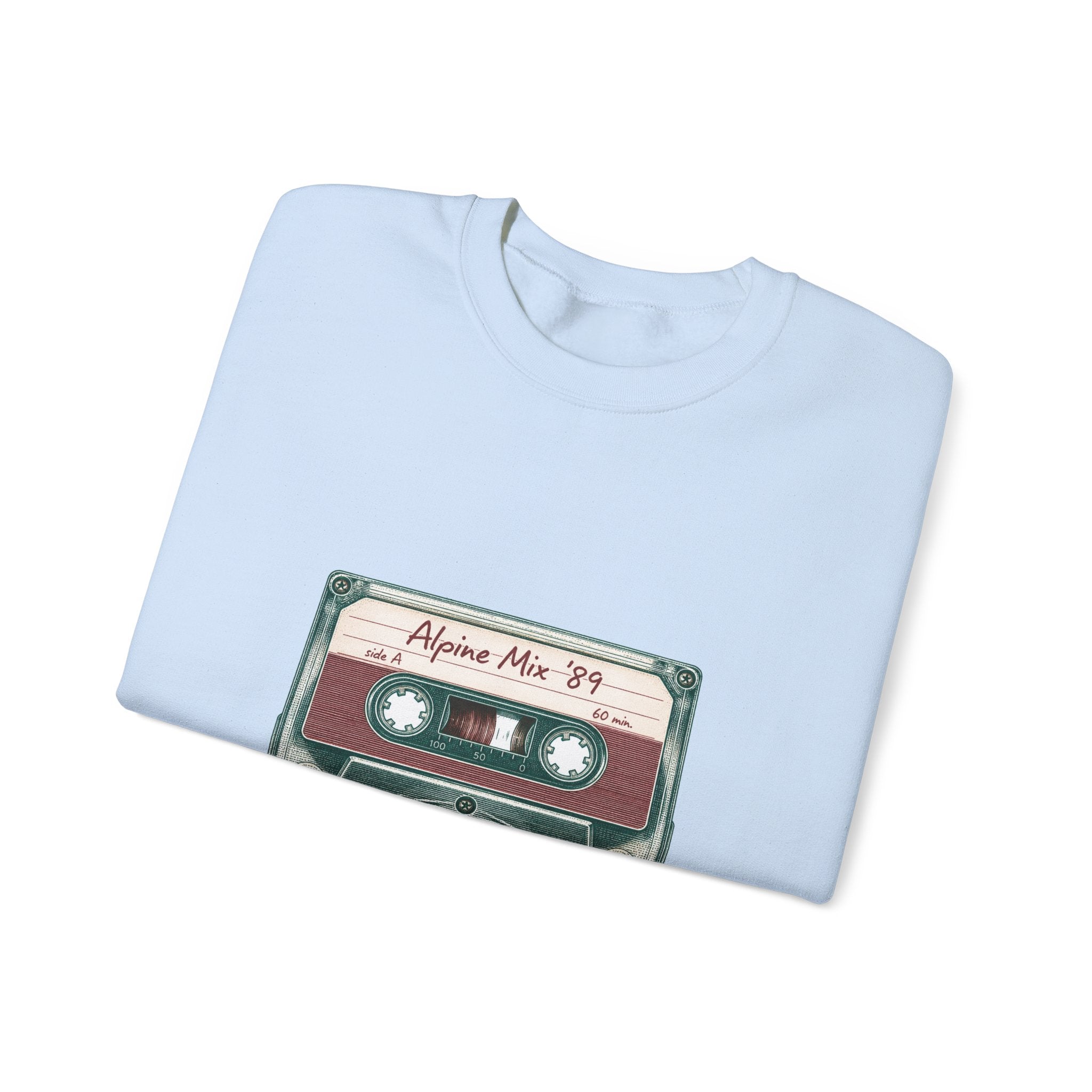 Matching Couple Sweatshirt - Vinyl & Cassette Matching Couple Crewneck Sweatshirt Vintage Art His Hers Wedding Gift - Design B