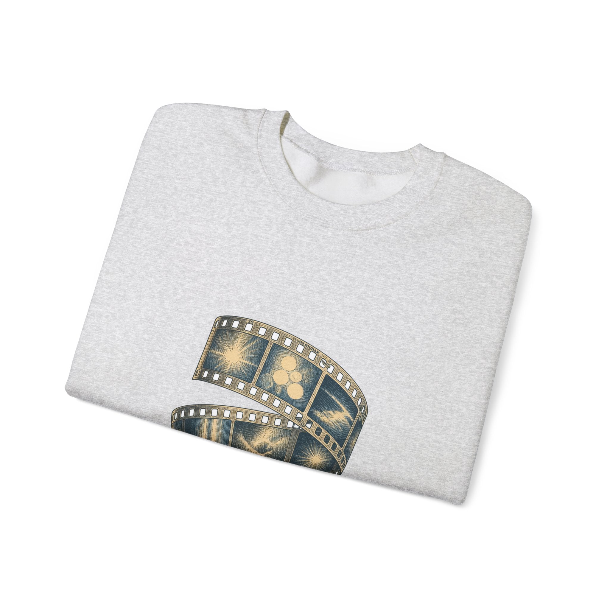 Matching Couple Sweatshirt - Camera & Film Matching Couple Comfort Colors Crew Vintage Art His Hers Honeymoon Gift - Design B