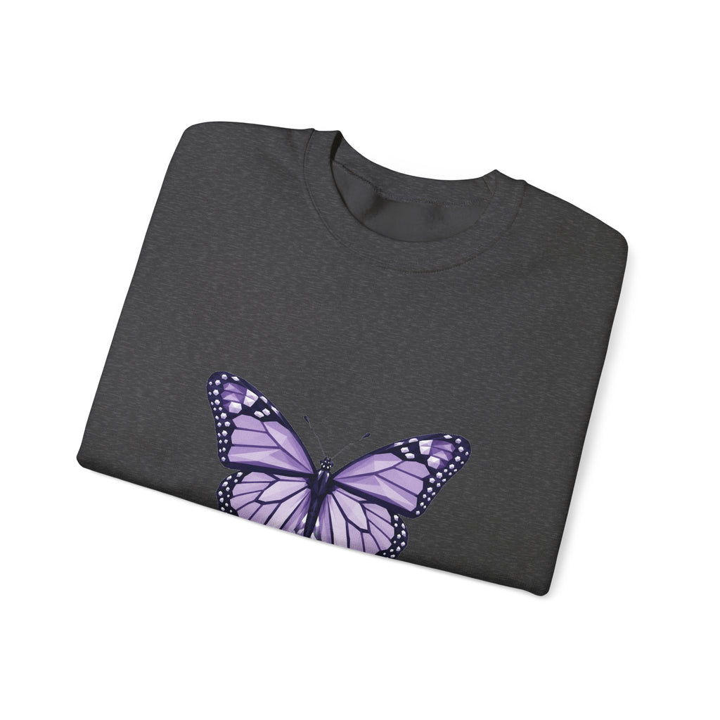 Matching Couple Sweatshirt - Butterfly & Moth Matching Couple Comfort Colors Crew Geometric Art His Hers Love Gift - Design A