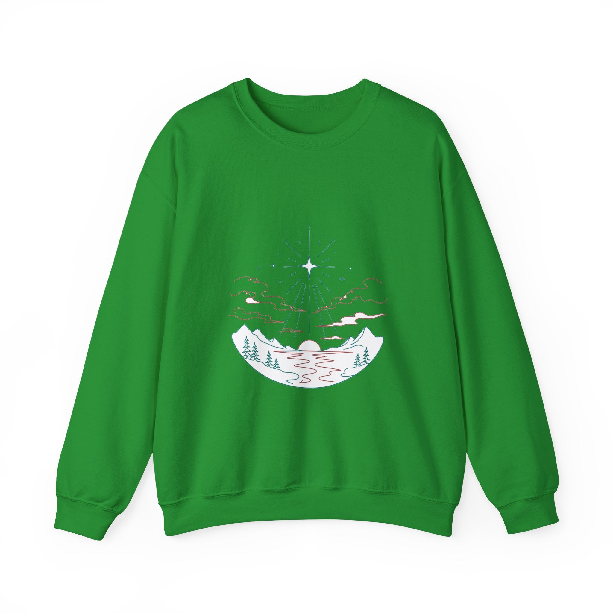 Matching Couple Sweatshirt - Evening & Morning Star Matching Couple Crewneck Sweatshirt Minimalist Art His Hers Valentine Gift - Design A