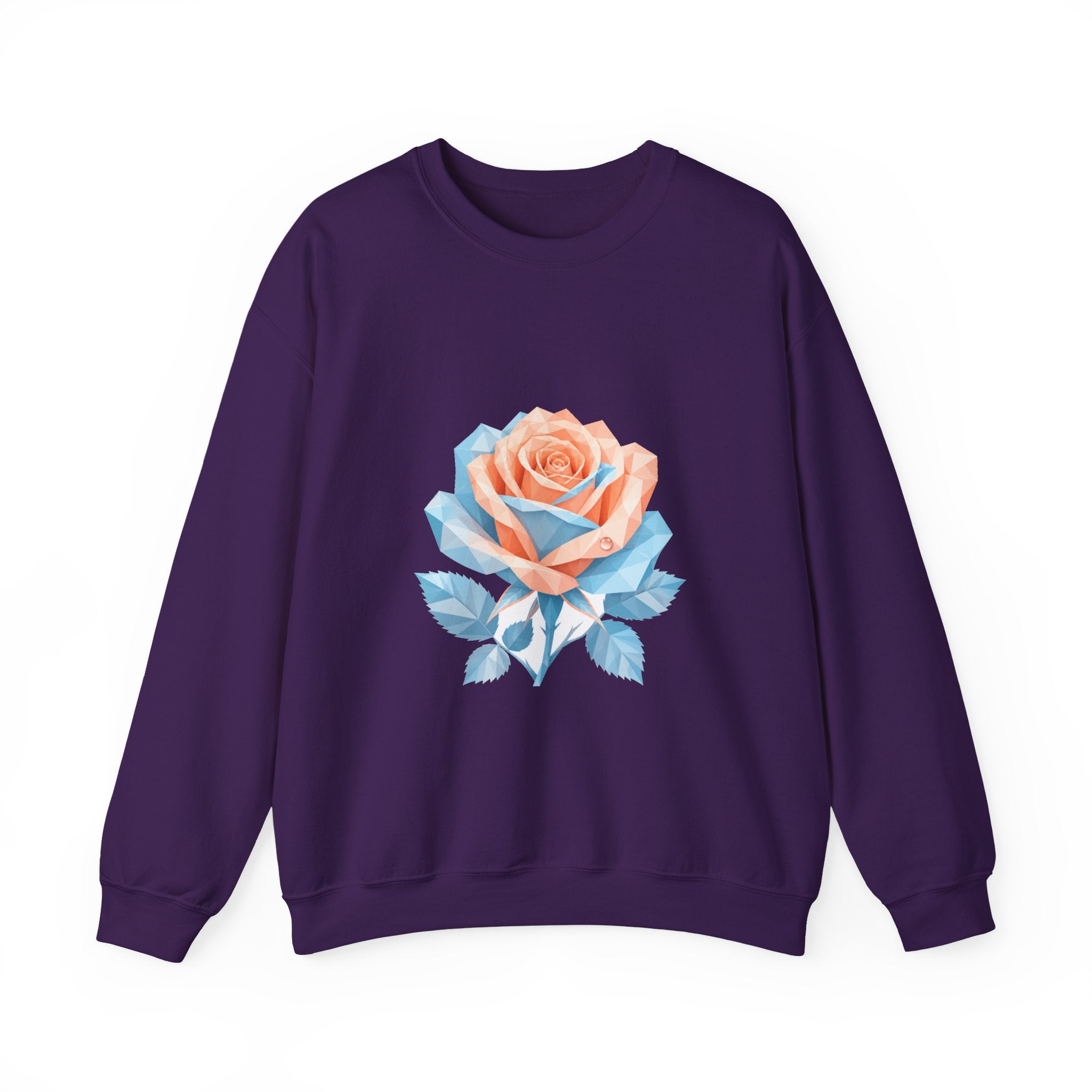 Matching Couple Sweatshirt - Rose & Thorn Matching Couple Comfort Colors Crew Geometric Art His Hers Love Gift - Design A