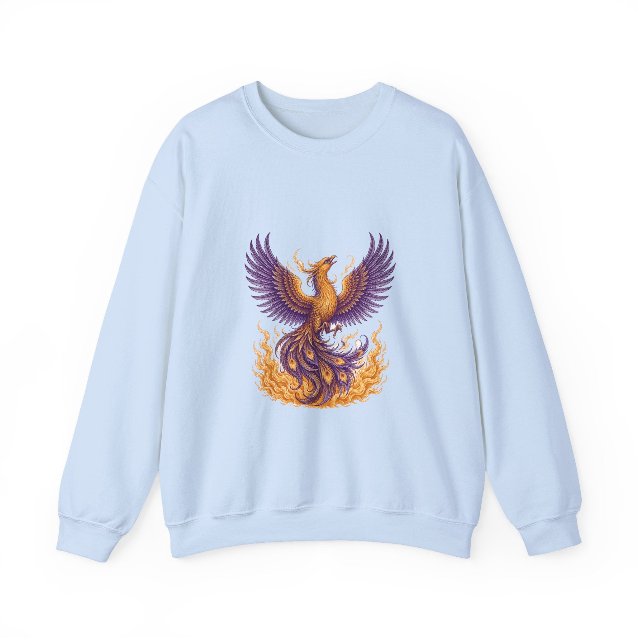 Matching Couple Sweatshirt - Dragon & Phoenix Matching Couple Comfort Colors Crew Vintage Art His Hers Honeymoon Gift - Design B