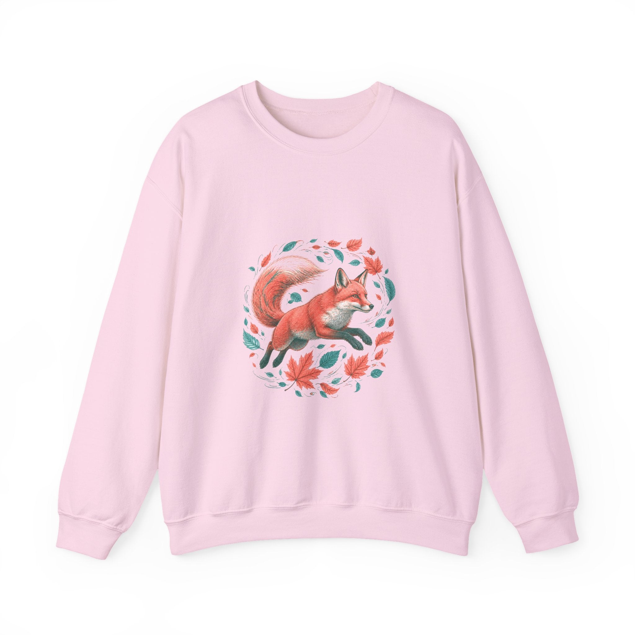 Matching Couple Sweatshirt - Fox & Rabbit Matching Couple Premium Fleece Sweatshirt Vintage Art His Hers Honeymoon Gift - Design A