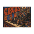 Grand Piano Acrobats Wall Art Canvas 24×36 Psychedelic Dining Room Decor Maximalist Print
