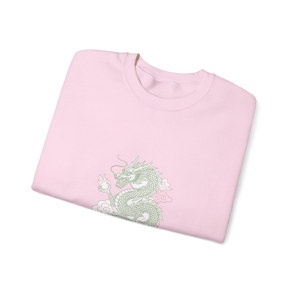 Matching Couple Sweatshirt - Dragon & Phoenix Matching Couple Premium Fleece Sweatshirt Minimalist Art His Hers Christmas Gift - Design A