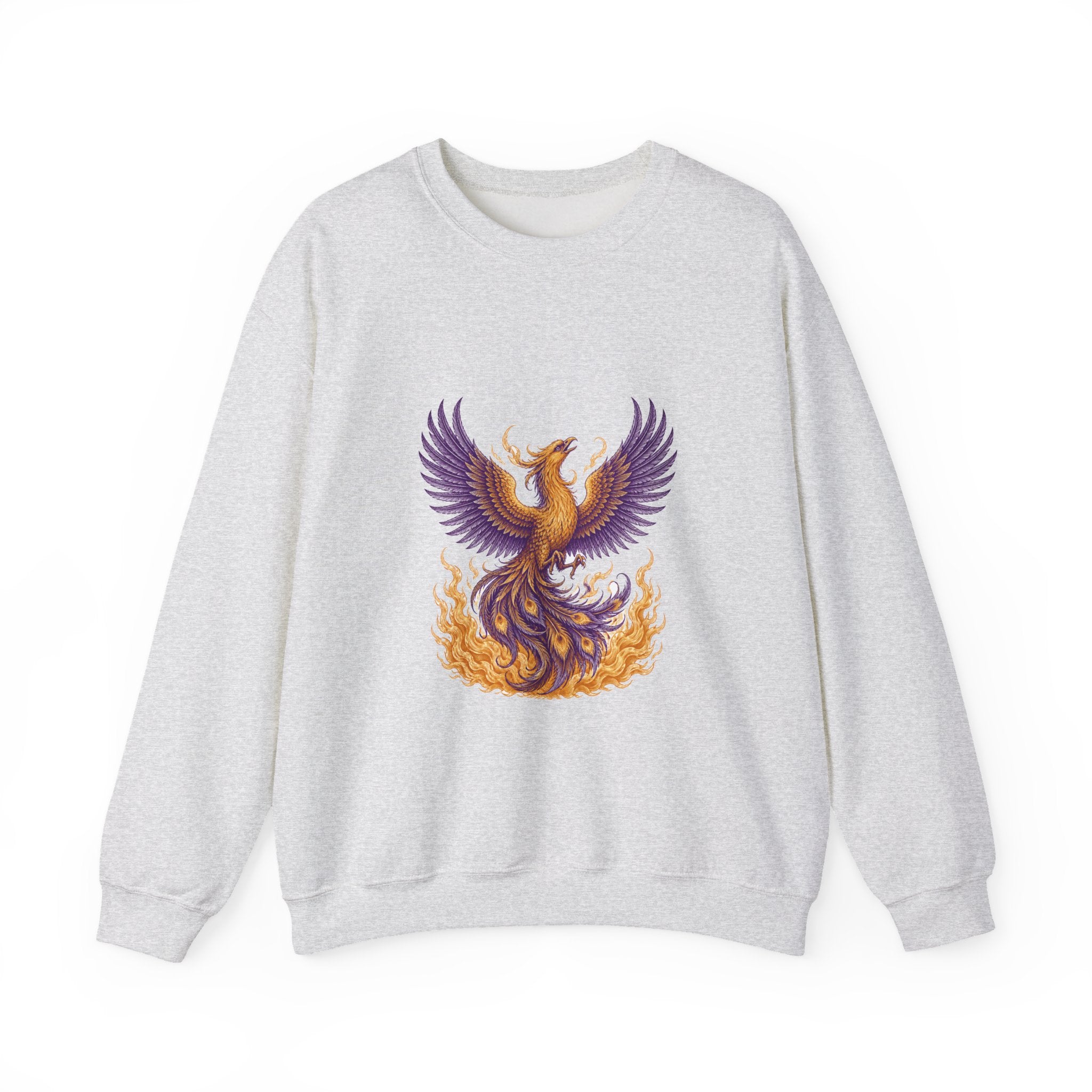 Matching Couple Sweatshirt - Dragon & Phoenix Matching Couple Comfort Colors Crew Vintage Art His Hers Honeymoon Gift - Design B