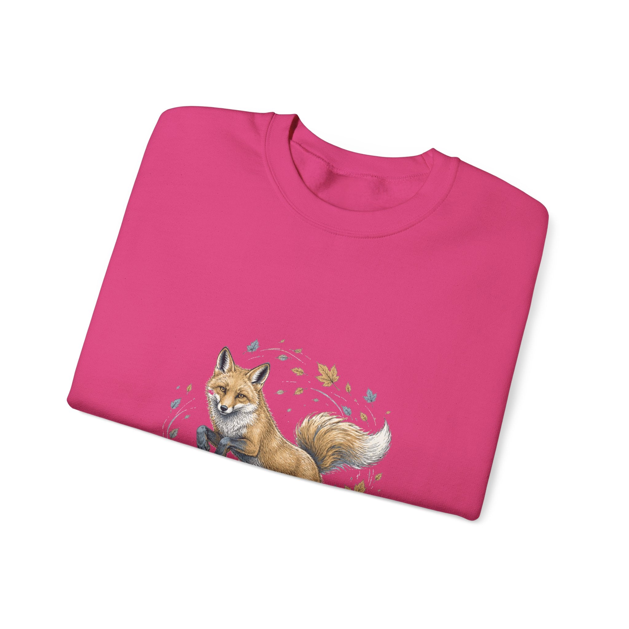 Matching Couple Sweatshirt - Fox & Rabbit Matching Couple Crewneck Sweatshirt Hand-Drawn Art His Hers Best Friend Gift - Design A
