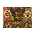 Strongman Bear Wall Art Canvas 24×36 Pop Art Restaurant Decor Maximalist Print