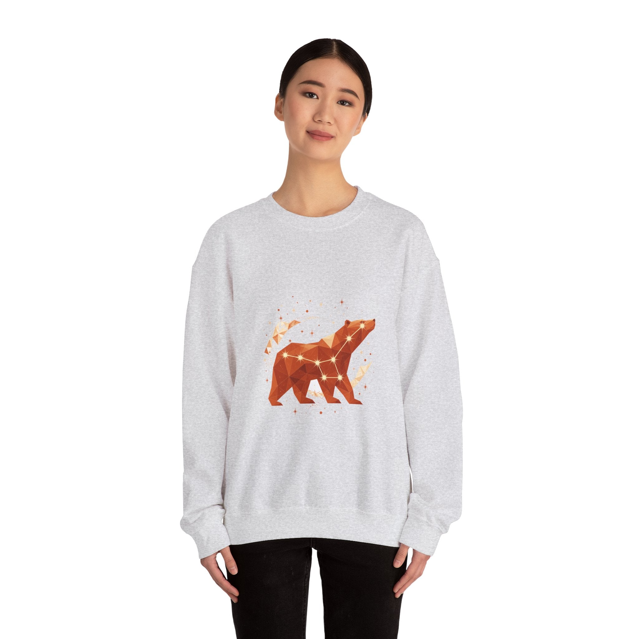 Matching Couple Sweatshirt - Big & Little Dipper Matching Couple Crewneck Sweatshirt Geometric Art His Hers Couple Gift - Design A