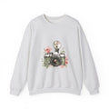 Matching Couple Sweatshirt - Camera & Film Matching Couple Crewneck Sweatshirt Watercolor Art His Hers Engagement Gift - Design A