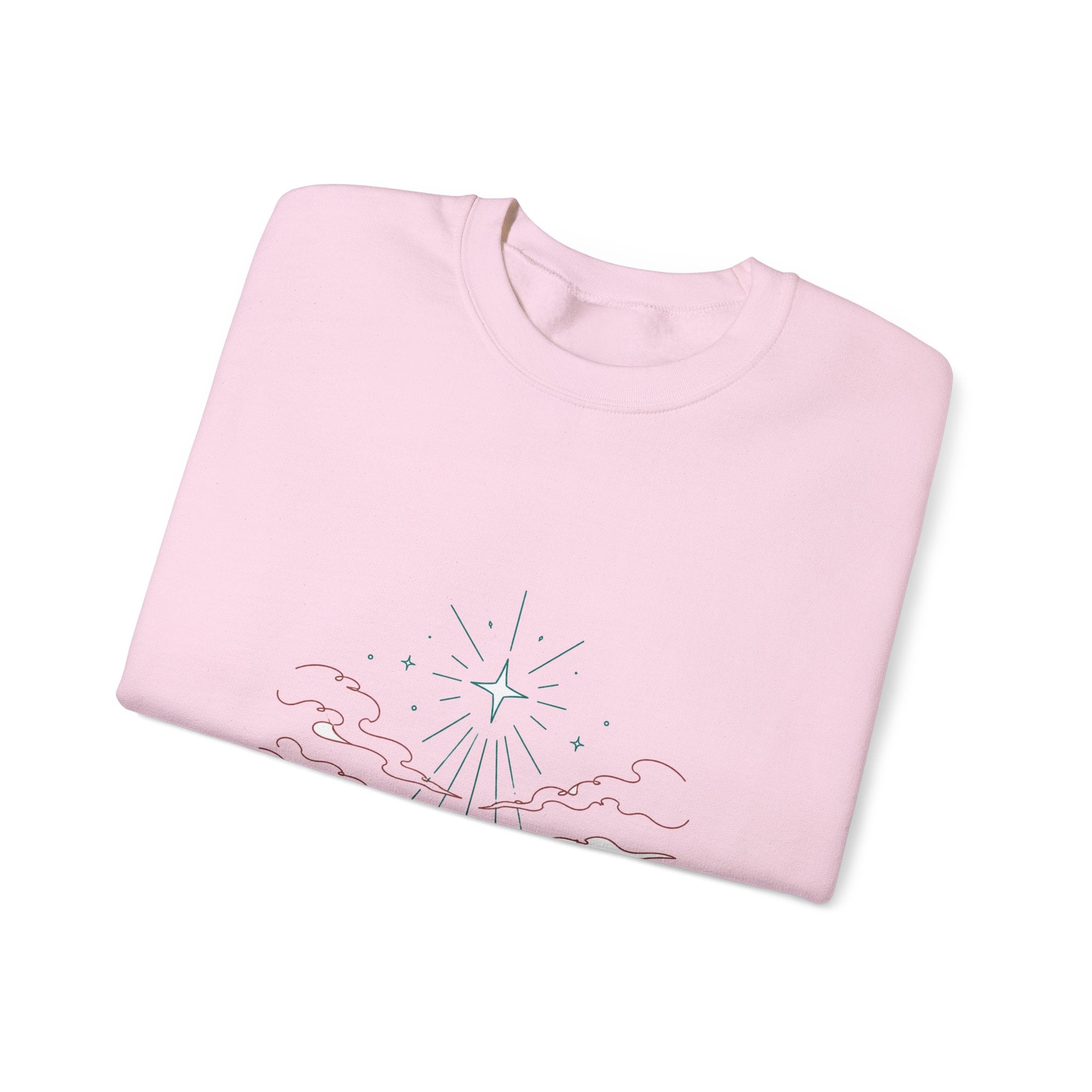 Matching Couple Sweatshirt - Evening & Morning Star Matching Couple Crewneck Sweatshirt Minimalist Art His Hers Valentine Gift - Design A