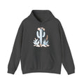 Matching Couple Sweatshirt - Desert & Rainforest Matching Couple Hooded Sweatshirt Minimalist Art His Hers Valentine Gift - Design A