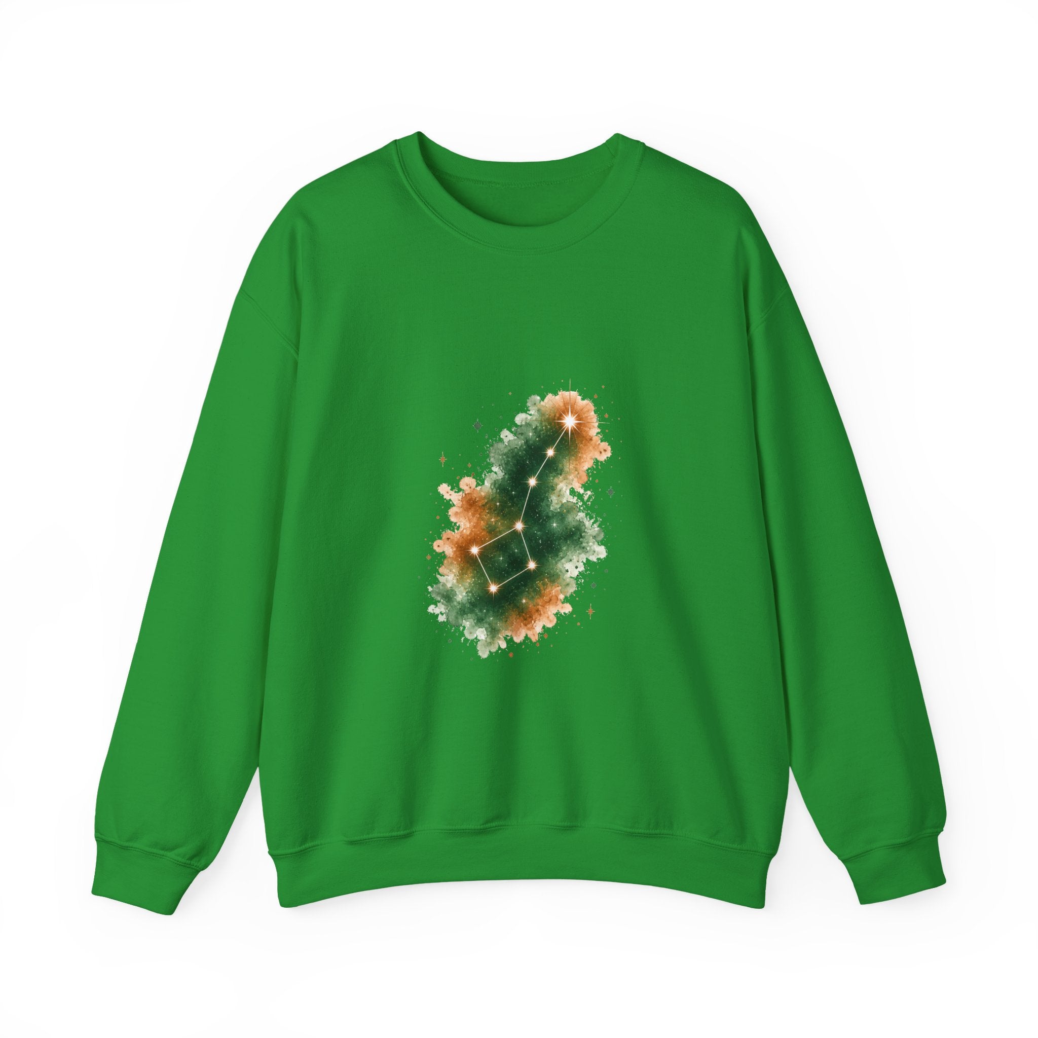 Matching Couple Sweatshirt - Big & Little Dipper Matching Couple Crewneck Sweatshirt Watercolor Art His Hers Engagement Gift - Design B