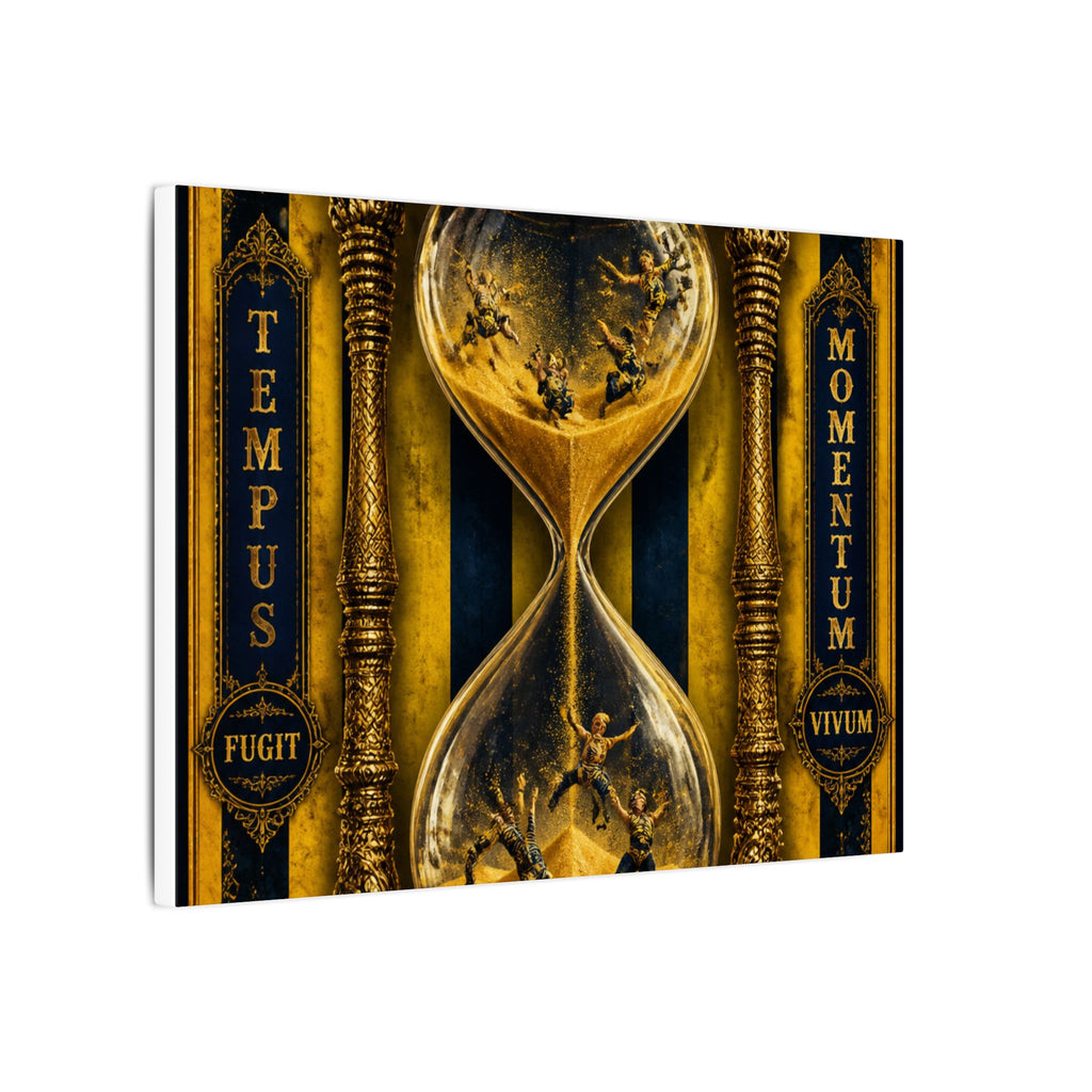 Hourglass Acrobats Wall Art Canvas 16×20 Baroque Home Office Decor Maximalist Print