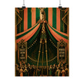 Giraffe on Stilts Wall Art Poster 24×36 Art Deco Bar Area Decor Maximalist Print