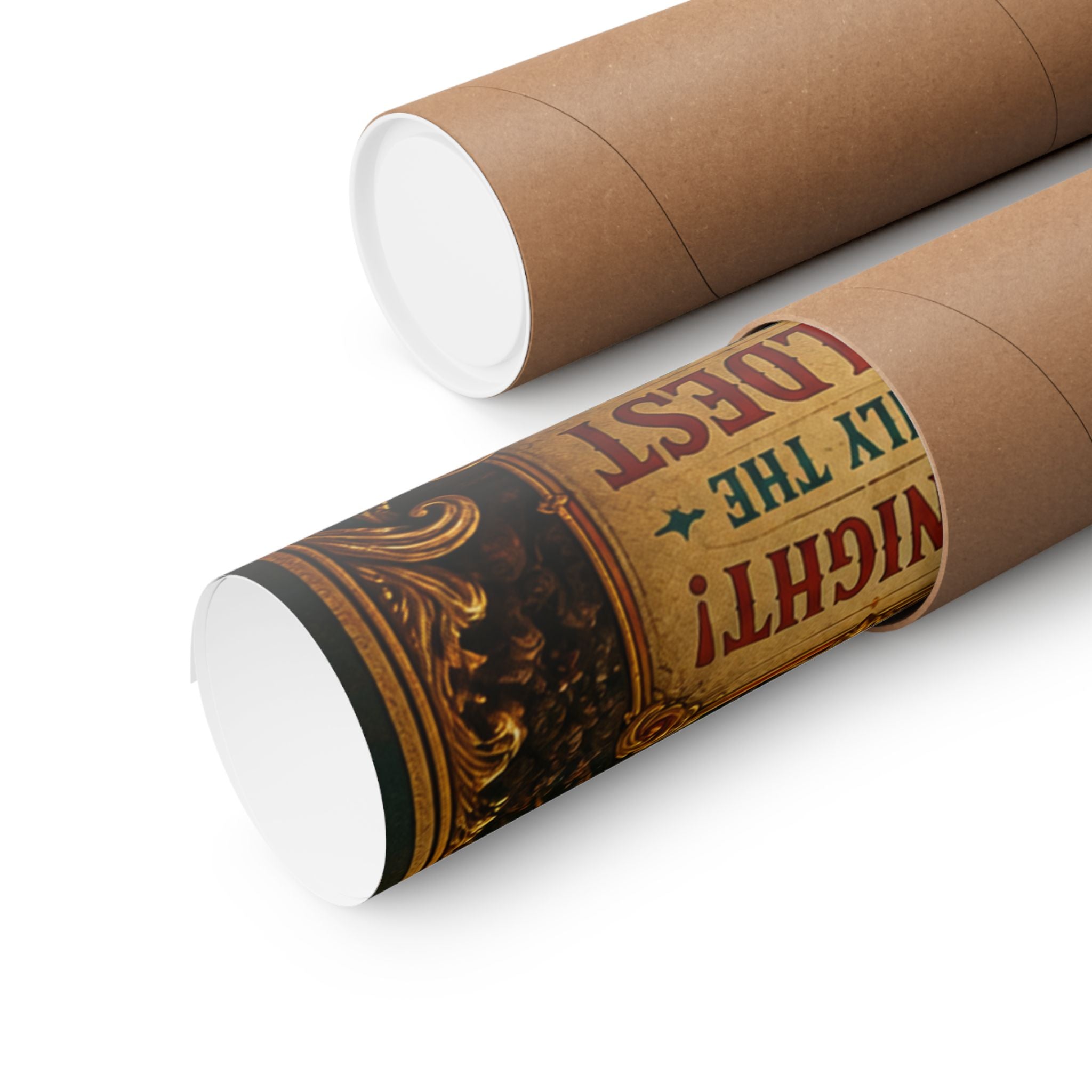 Sushi Roll Cannon Wall Art Poster 24×36 Baroque Studio Decor Maximalist Print