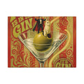 Martini Magician Wall Art Canvas 24×36 Psychedelic Dining Room Decor Maximalist Print