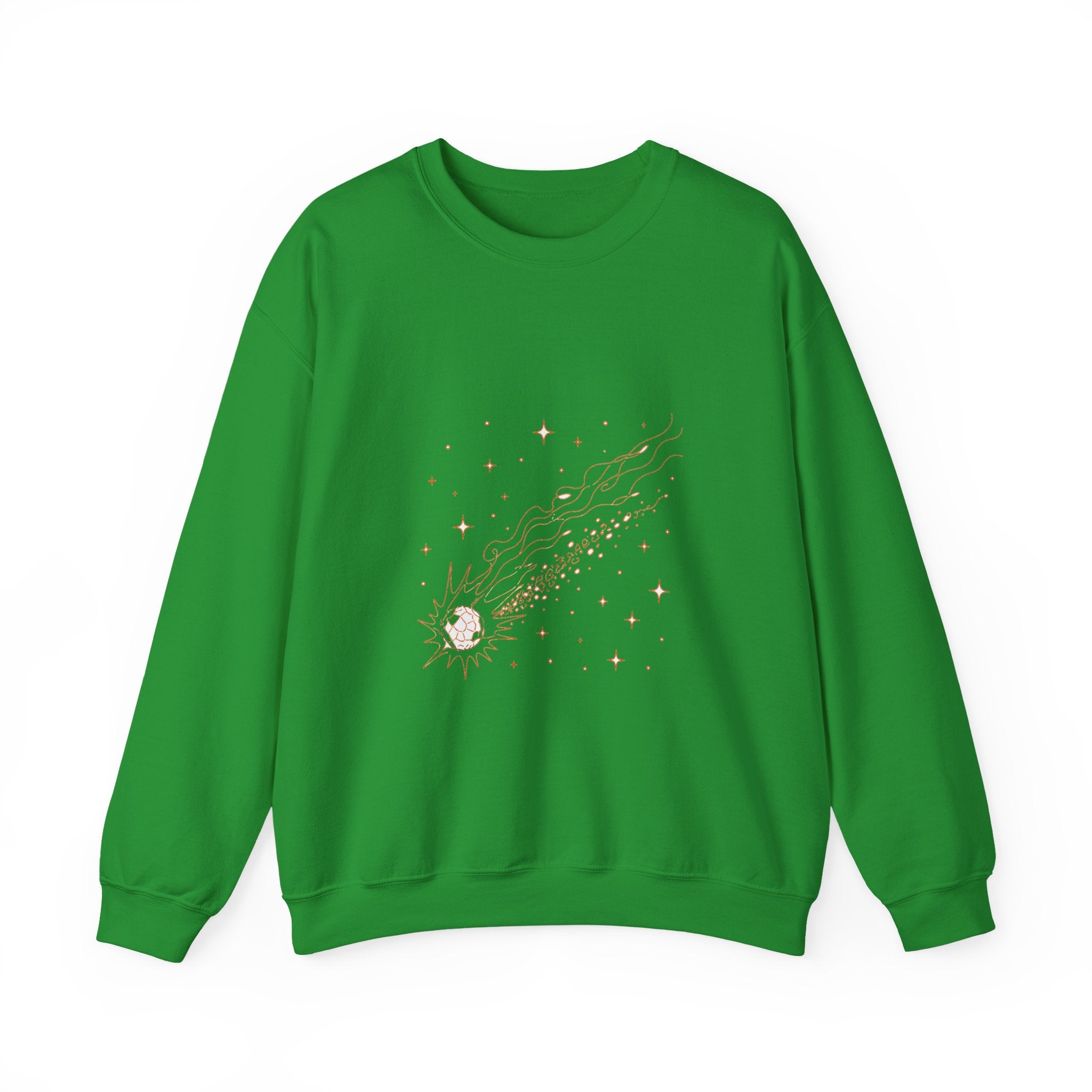 Matching Couple Sweatshirt - Comet & Asteroid Matching Couple Crewneck Sweatshirt Minimalist Art His Hers Valentine Gift - Design A