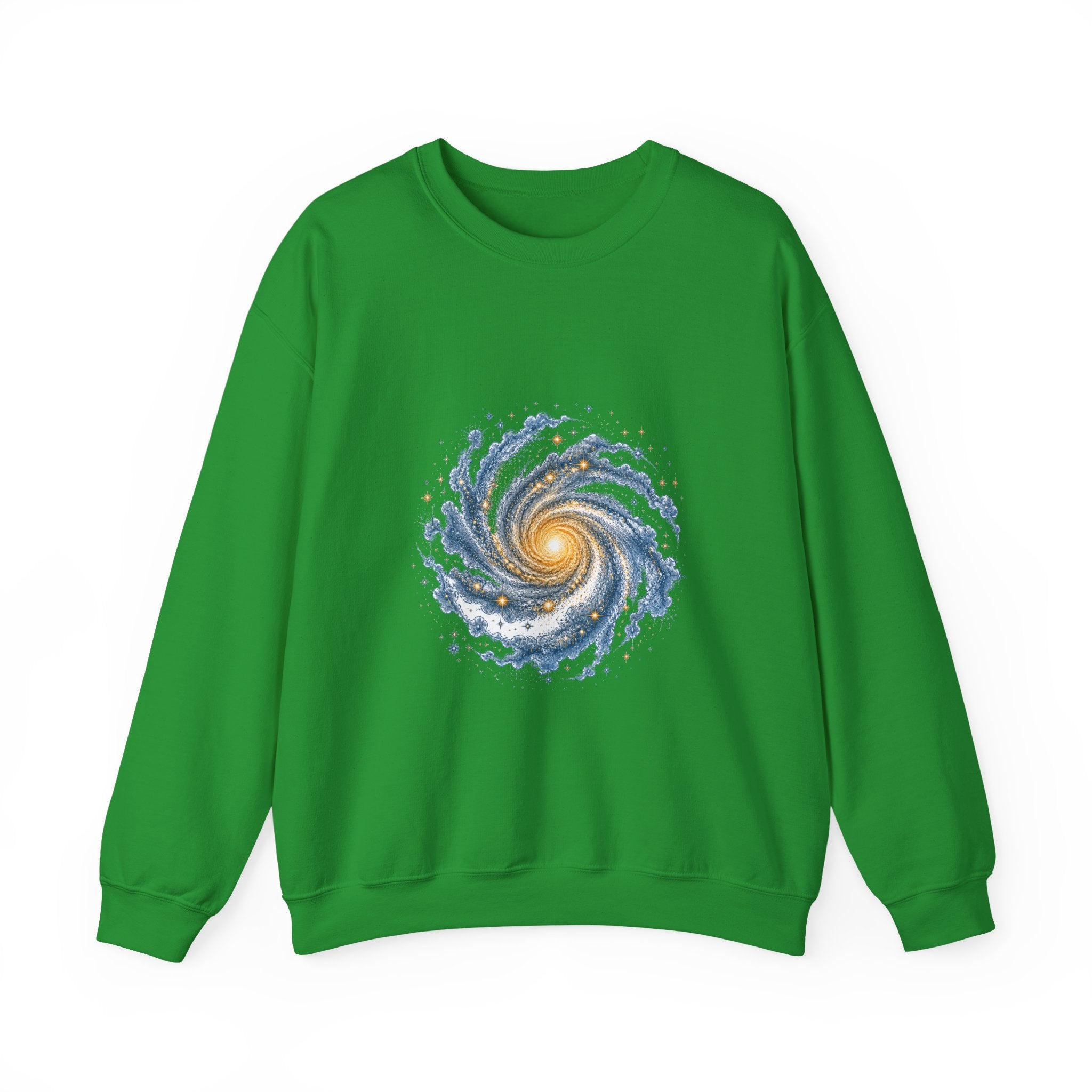 Matching Couple Sweatshirt - Galaxy & Supernova Matching Couple Crewneck Sweatshirt Vintage Art His Hers Wedding Gift - Design A