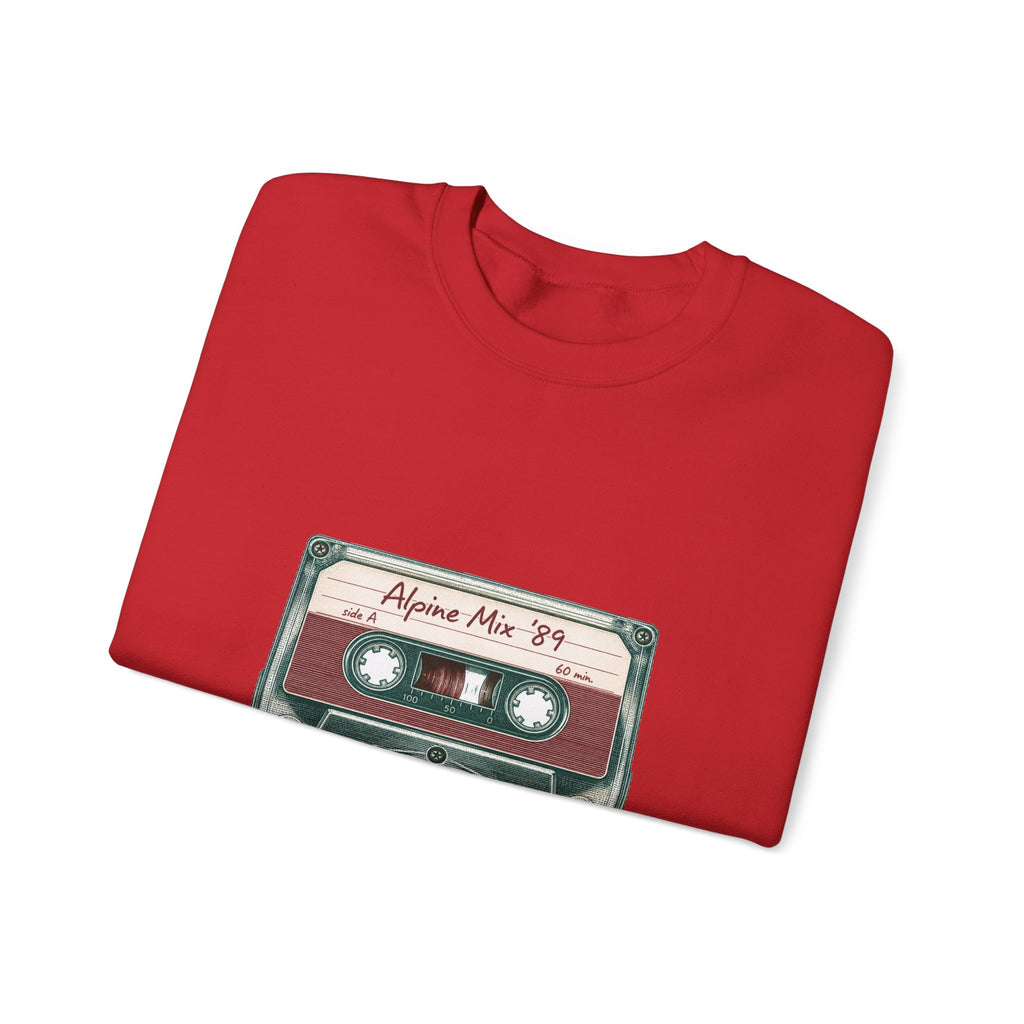 Matching Couple Sweatshirt - Vinyl & Cassette Matching Couple Crewneck Sweatshirt Vintage Art His Hers Wedding Gift - Design B