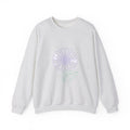 Matching Couple Sweatshirt - Sunflower & Moonflower Matching Couple Comfort Colors Crew Minimalist Art His Hers Christmas Gift - Design A