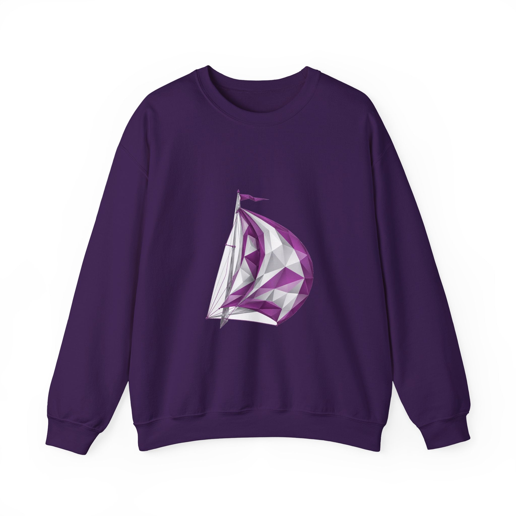 Matching Couple Sweatshirt - Anchor & Sail Matching Couple Comfort Colors Crew Geometric Art His Hers Love Gift - Design B