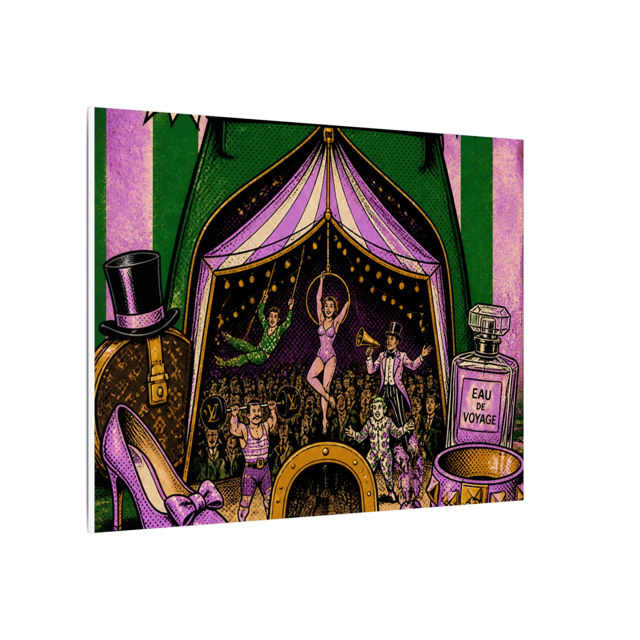 Handbag Big Top Wall Art Canvas 16×20 Pop Art Living Room Decor Maximalist Print
