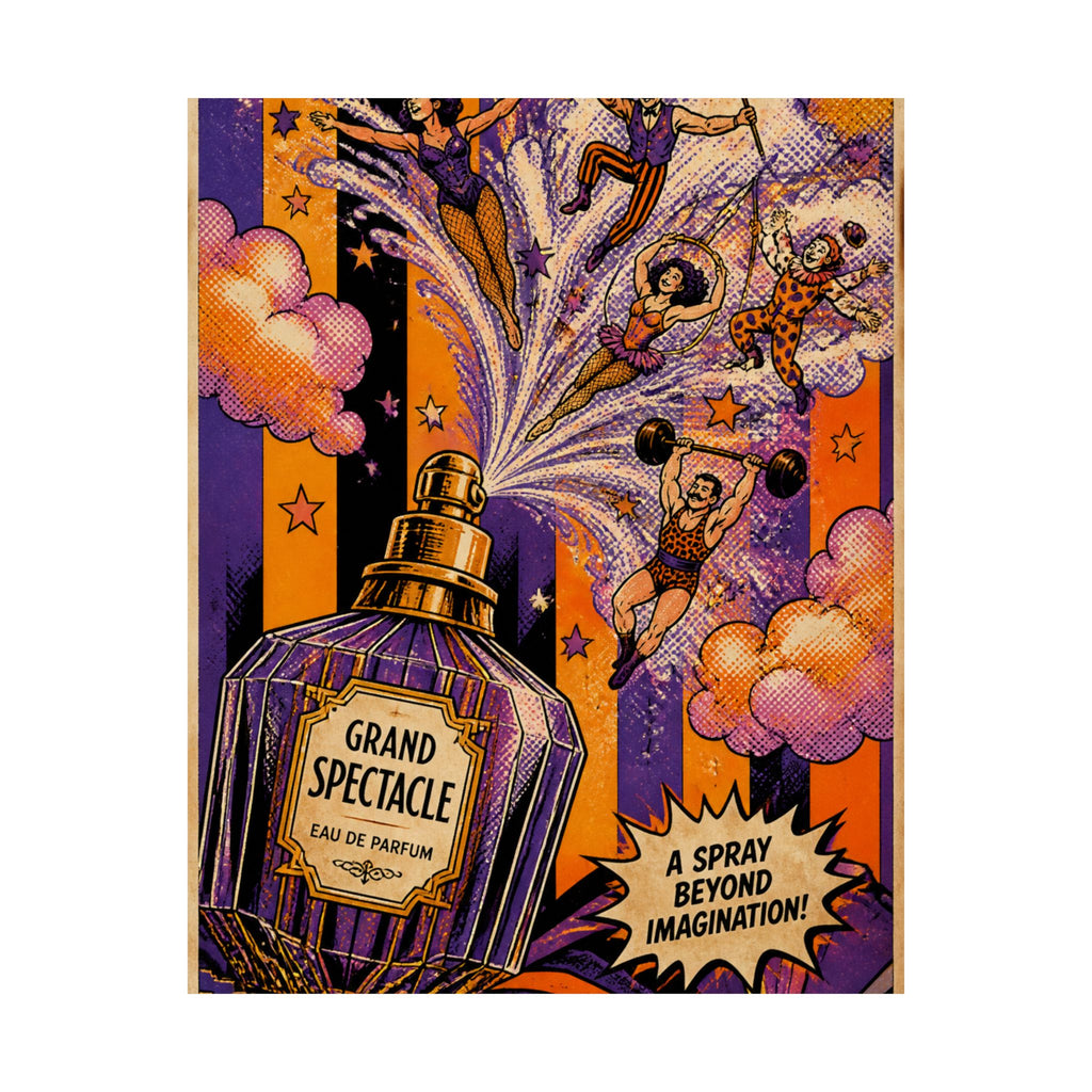 Perfume Bottle Fountain Wall Art Poster 24×36 Pop Art Restaurant Decor Maximalist Print