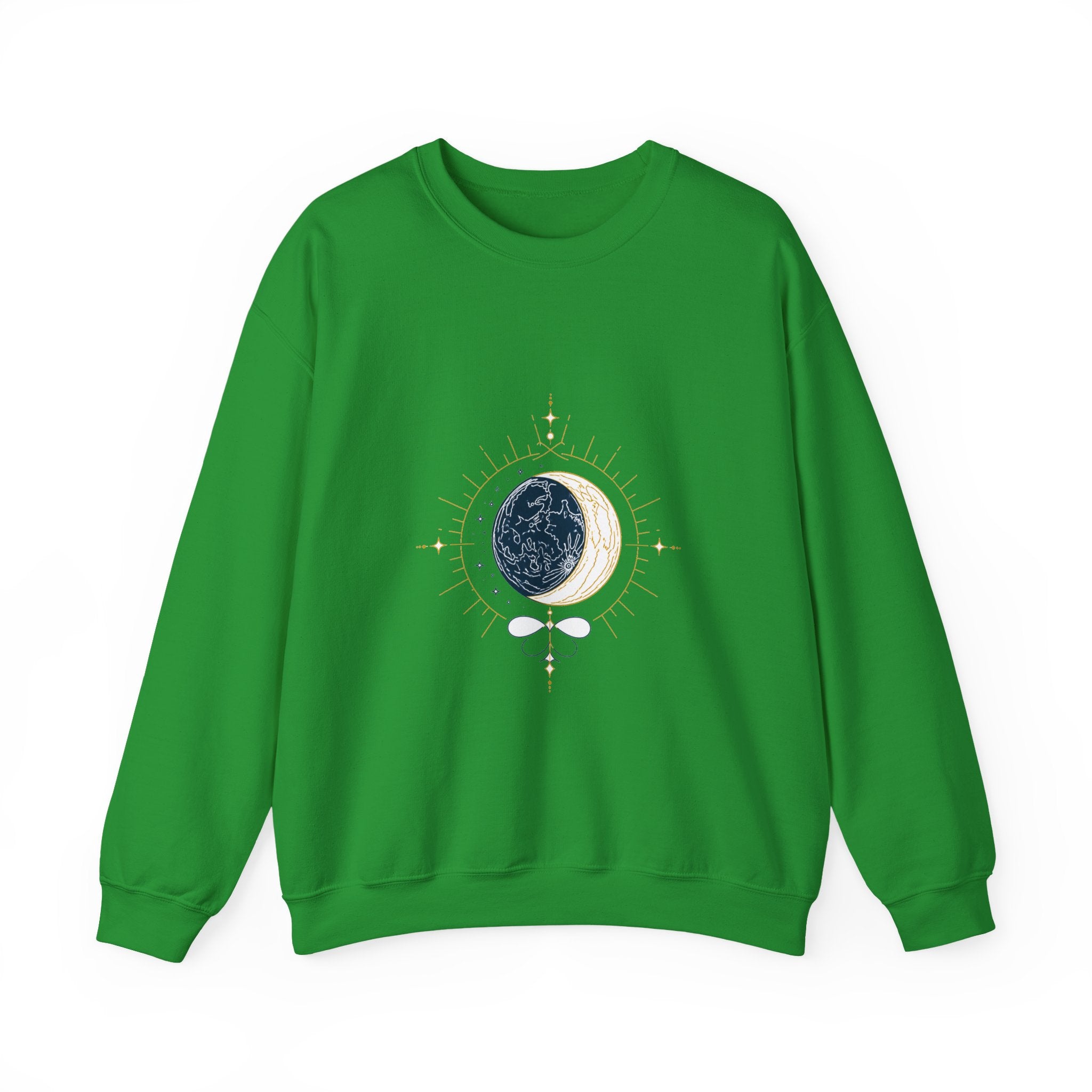 Matching Couple Sweatshirt - Solar & Lunar Eclipse Matching Couple Premium Fleece Sweatshirt Minimalist Art His Hers Christmas Gift - Design B