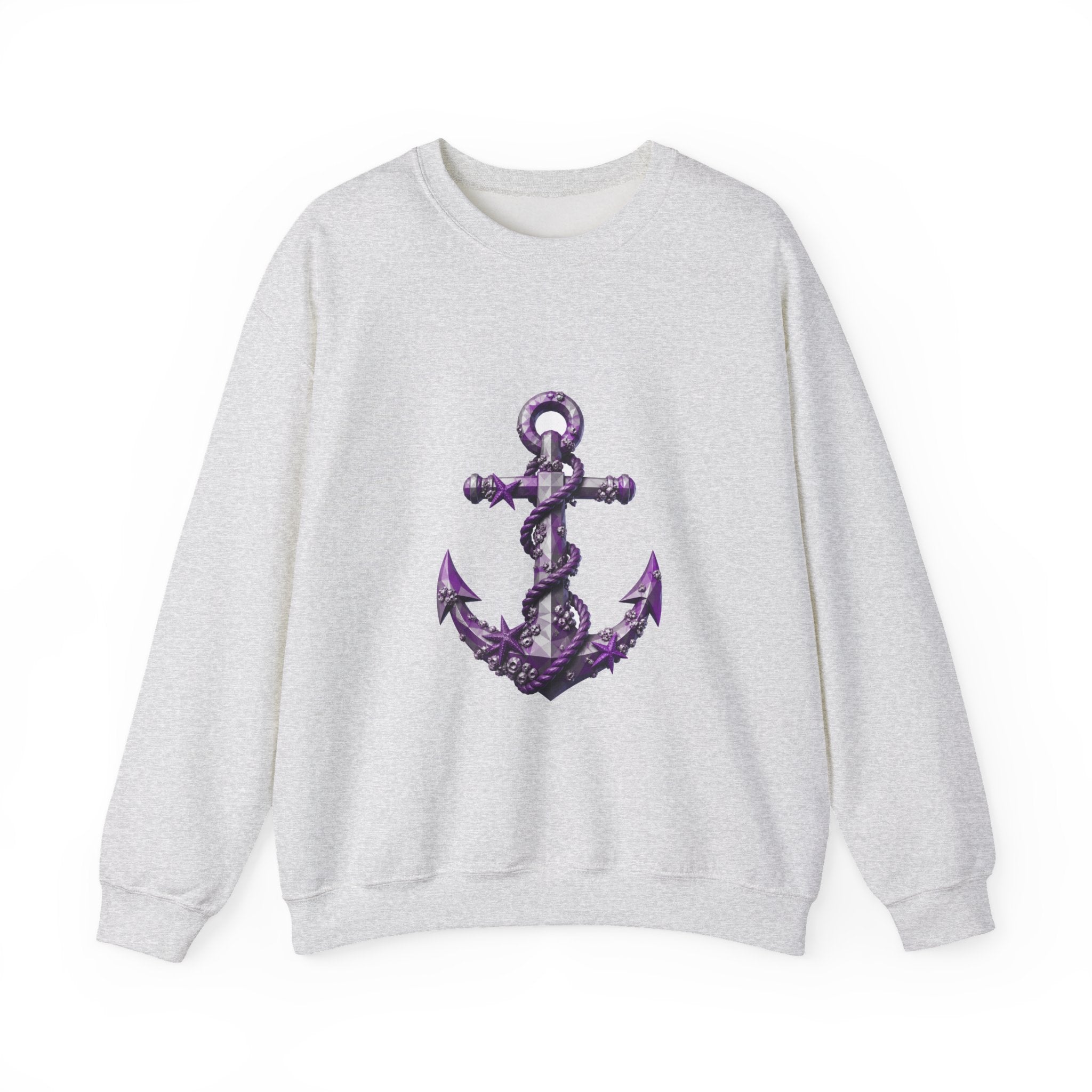 Matching Couple Sweatshirt - Anchor & Sail Matching Couple Comfort Colors Crew Geometric Art His Hers Love Gift - Design A
