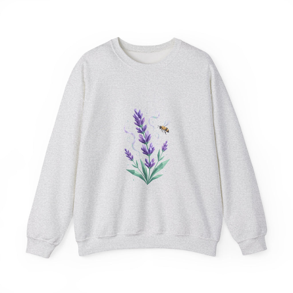 Matching Couple Sweatshirt - Lavender & Thistle Matching Couple Premium Fleece Sweatshirt Geometric Art His Hers Love Gift - Design A