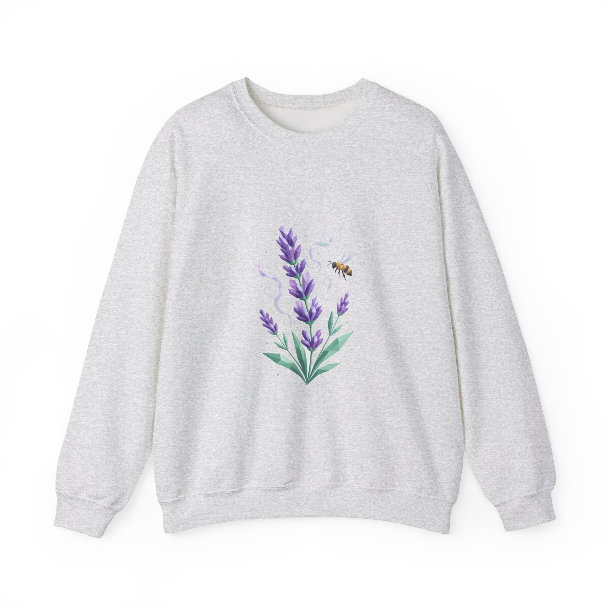 Matching Couple Sweatshirt - Lavender & Thistle Matching Couple Premium Fleece Sweatshirt Geometric Art His Hers Love Gift - Design A